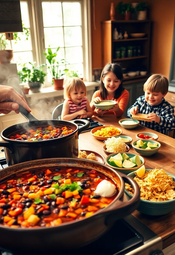 spicy vegetarian bean stew