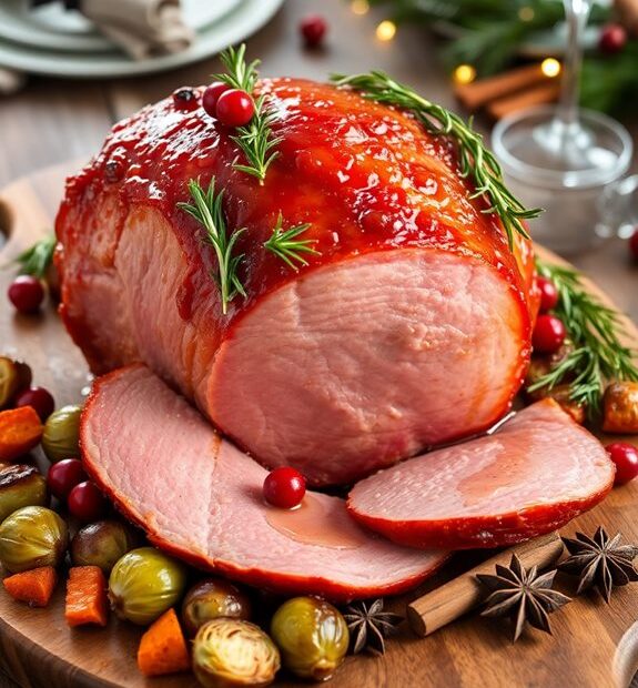 sugar free maple glazed ham