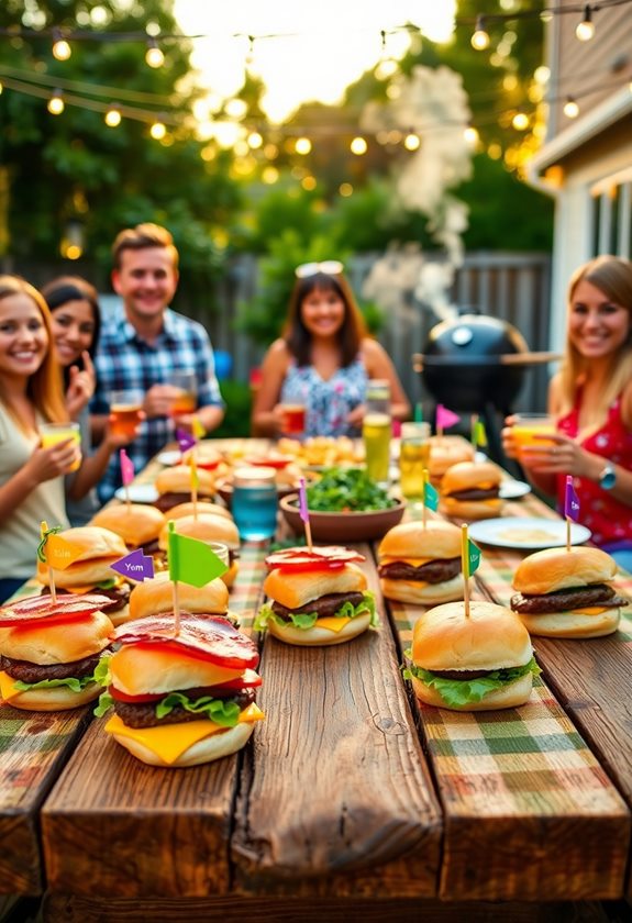 tasty miniature burger delights