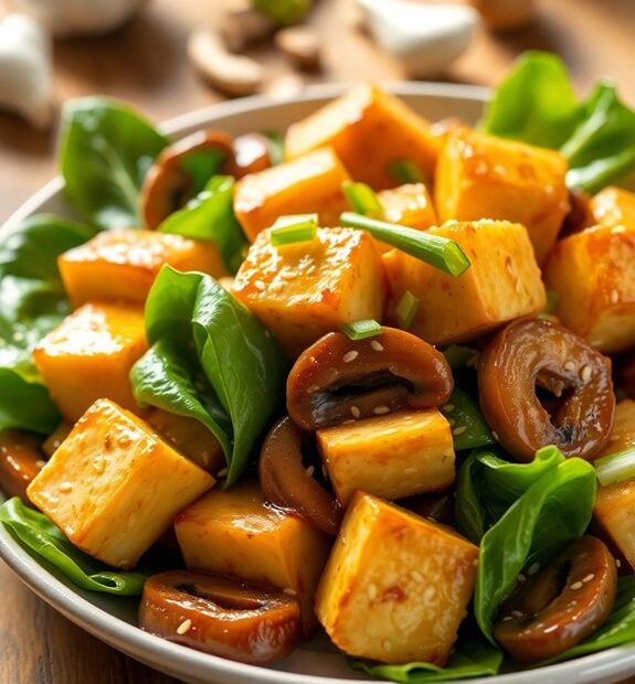 tofu bok choy stir fry