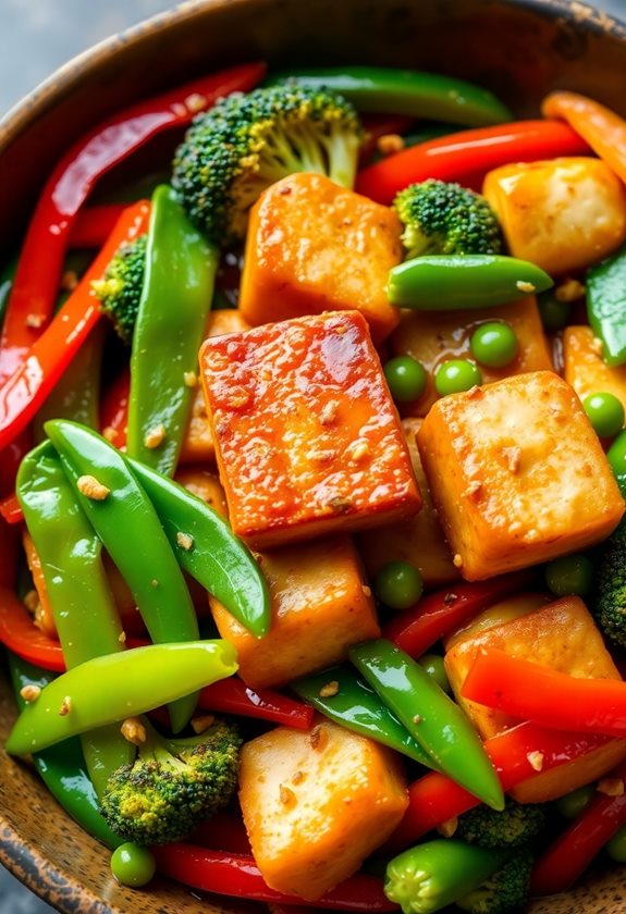 tofu veggie stir fry delight