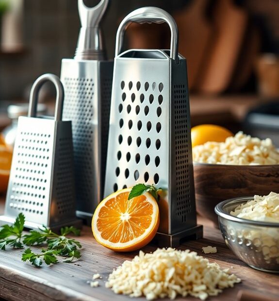 top stainless steel graters