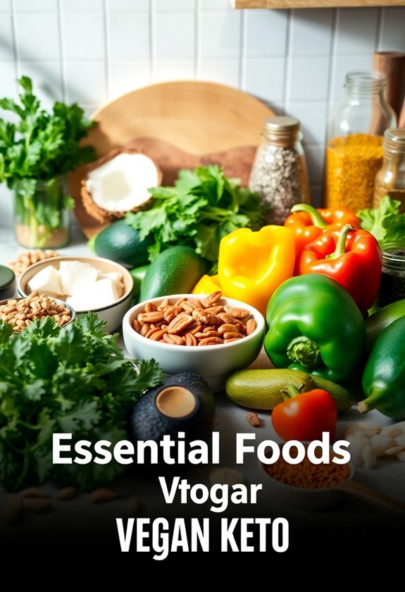 vegan keto essential foods