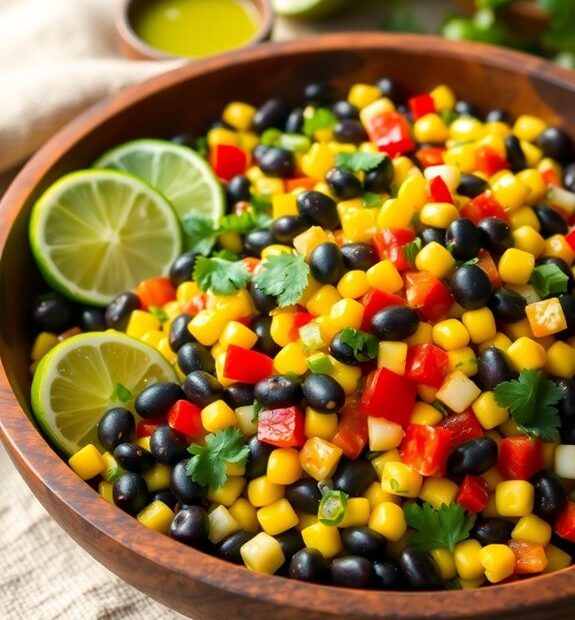 zesty black bean salad