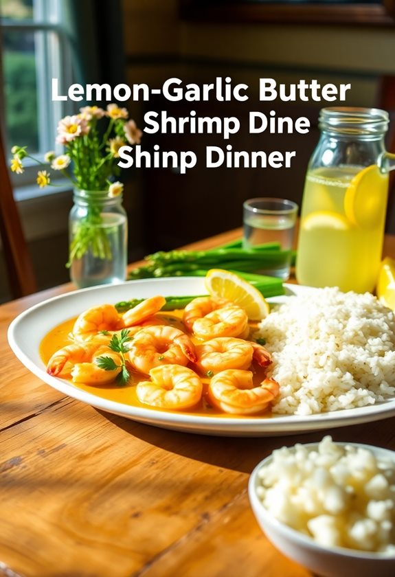 zesty shrimp butter dish