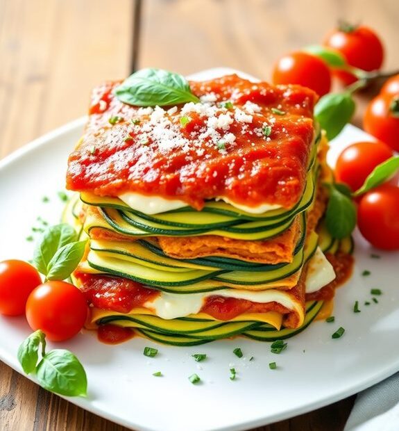 zucchini noodle keto lasagna