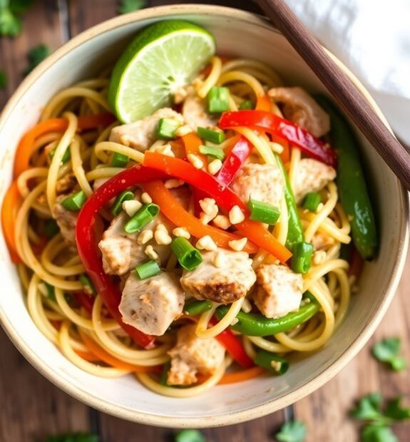 zucchini noodles pad thai